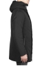 SBU 01583 Parka térmica larga impermeable y chaqueta de plumón desmontable negro 03