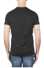 SBU 01166 Clásica camiseta de cuello redondo manga corta de algodón blanca y negra gráfica impresa 05
