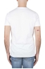 SBU 01167 Clásica camiseta de cuello redondo manga corta de algodón azul y blanca gráfica impresa 05