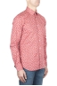 SBU 01592 Camisa de algodón estampado geométrico rojo 02