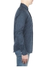 SBU 01595 Camicia in cotone mouline blu 03