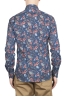 SBU 01600 Camisa de algodón estampado floral azul 05