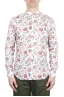 SBU 01603 Camisa de algodón estampado floral roja 01