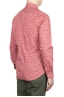 SBU 01604 Camisa de algodón estampado floral roja 04