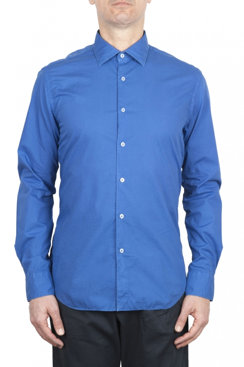 SBU 01611 Camisa azul China super ligera de algodón 01