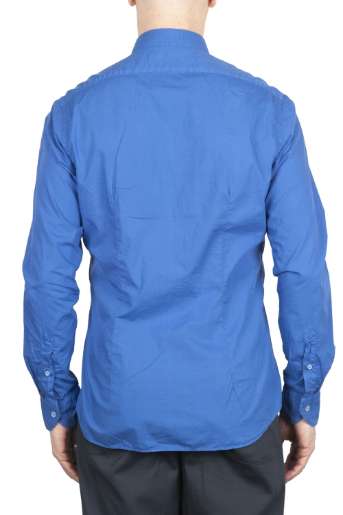 SBU 01611 Camisa azul China super ligera de algodón 01