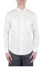 SBU 01612 Camisa vaquera blanca de algodón chambray 01
