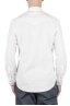 SBU 01612 White chambray cotton western shirt 05