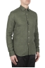 SBU 01618 Classic green linen shirt 02