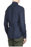SBU 01619 Classic blue navy linen shirt 04