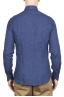 SBU 01621 Classic China blue linen shirt 05