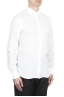 SBU 01622 Camicia classica in lino bianca 02