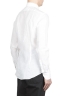 SBU 01622 Camicia classica in lino bianca 04