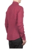 SBU 01623 Camicia classica in lino rossa 04