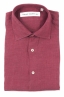 SBU 01623 Camisa clásica de lino roja 06