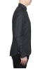 SBU 01625 Camicia classica in lino grigio scuro 03