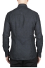 SBU 01625 Camisa clásica de lino gris oscuro 05