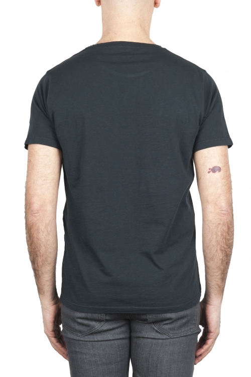 SBU 01636 Camiseta de algodón con cuello redondo en color antracita. 01
