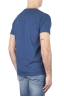 SBU 01638 Flamed cotton scoop neck t-shirt blue 04