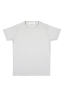 SBU 01639 T-shirt à col rond en coton flammé gris perle 06
