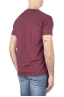 SBU 01640 Camiseta de algodón con cuello redondo en color burdeos 04