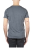 SBU 01641 T-shirt à col rond en coton flammé gris foncé 05