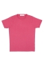 SBU 01643 T-shirt à col rond en coton flammé rouge 06