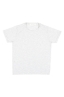 SBU 01646 Flamed cotton scoop neck t-shirt melange grey 06