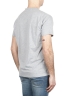 SBU 01652 Camiseta de algodón gris melange de cuello redondo y bolsillo de parche 04