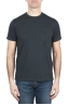 SBU 01653 Camiseta de algodón antracita de cuello redondo y bolsillo de parche 01