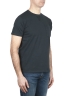 SBU 01653 Camiseta de algodón antracita de cuello redondo y bolsillo de parche 02