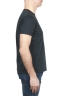 SBU 01653 Camiseta de algodón antracita de cuello redondo y bolsillo de parche 03