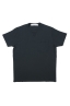 SBU 01653 Camiseta de algodón antracita de cuello redondo y bolsillo de parche 06