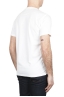 SBU 01655 Camiseta de algodón blanca de cuello redondo y bolsillo de parche 04