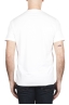 SBU 01655 Camiseta de algodón blanca de cuello redondo y bolsillo de parche 05