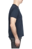 SBU 01656 T-shirt girocollo in cotone con taschino blu navy 03