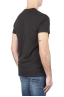 SBU 01166 Clásica camiseta de cuello redondo manga corta de algodón blanca y negra gráfica impresa 04