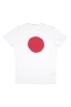 SBU 01170 T-shirt girocollo classica a maniche corte in cotone grafica stampata rossa e bianca 06