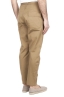 SBU 01672 Pantalón japonés de dos pinzas en algodón beige 04
