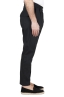 SBU 01674 Pantalón japonés de dos pinzas en algodón negro 03