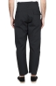 SBU 01674 Pantalón japonés de dos pinzas en algodón negro 05