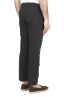 SBU 01678 Pantalon en coton gris classique avec pinces et poignets 04