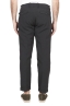 SBU 01678 Pantalon en coton gris classique avec pinces et poignets 05