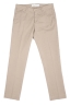 SBU 01680 Pantalones chinos clásicos en algodón elástico beige 06