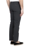 SBU 01681 Pantalon chino classique en coton stretch noir 04