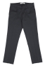 SBU 01681 Pantalones chinos clásicos en algodón elástico negro 06