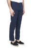 SBU 01684 Pantalones chinos clásicos en algodón elástico azul marino 02
