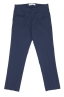 SBU 01684 Pantalones chinos clásicos en algodón elástico azul marino 06
