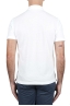 SBU 01689 Classic short sleeve white cotton crepe polo shirt 05
