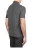 SBU 01691 Classic short sleeve grey cotton crepe polo shirt 04